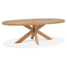 Bosco - Rustic Oak 8 Seater Wooden Dining Table