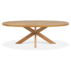 Bosco - Rustic Oak 8 Seater Wooden Dining Table