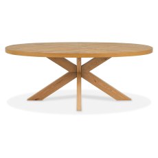 Bosco - Rustic Oak Large 6 Seater Wooden Dining Table