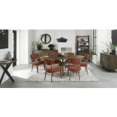 Bosco - Fumed Oak Large 6 Seater Wooden Dining Table