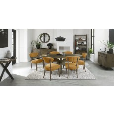 Bosco - Fumed Oak Large 6 Seater Wooden Dining Table