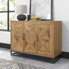 Lowry - Rustic Oak Narrow Sideboard Lowry - Rustic Oak Narrow Sideboard