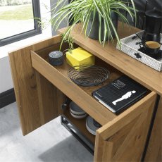 Lowry - Rustic Oak Narrow Sideboard