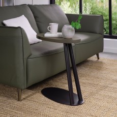 Astra - Grey Oiled Oak Sofa Table