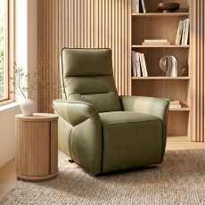 Enzo - Power Recliner Armchair in Green