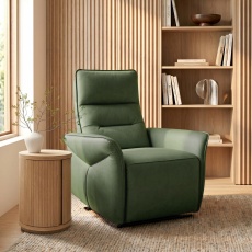 Enzo - Power Recliner Armchair in Green