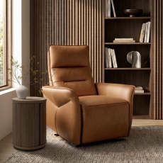 Enzo - Power Recliner Armchair in Tan