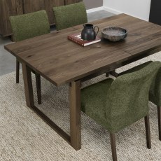 Alto - Dark Oak 4-6 Extendable Dining Table Alto - Dark Oak 4-6 Extendable Dining Table
