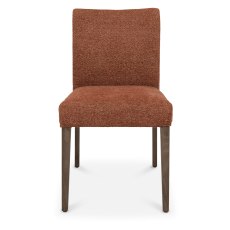 Alto - Dark Oak Dining Chair in Auburn Fabric (Pair) Alto - Dark Oak Dining Chair in Auburn Fabric (Pair)