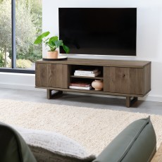 Alto - Dark Oak Media Unit Alto - Dark Oak Media Unit