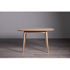 Johansen Scandi Oak 4 Seater Dining Table & 4 Mondrian Grey Velvet Fabric Chairs