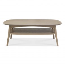 Johansen Scandi Oak Coffee Table With Shelf