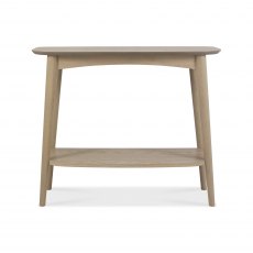 Johansen Scandi Oak Console Table With Shelf