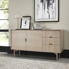 Johansen Scandi Oak Wide Sideboard