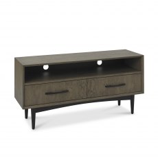 Tuxen Weathered Oak & Peppercorn Entertainment Unit