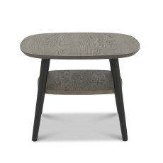 Tuxen Weathered Oak & Peppercorn Lamp Table