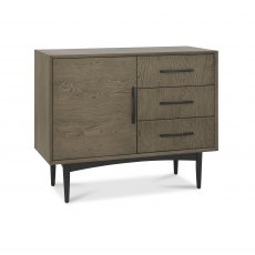 Tuxen Weathered Oak & Peppercorn Narrow Sideboard