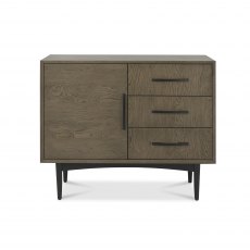 Tuxen Weathered Oak & Peppercorn Narrow Sideboard