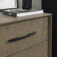 Tuxen Weathered Oak & Peppercorn Narrow Sideboard