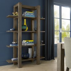 Blake Dark Oak Open Shelf Unit