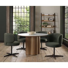Lowry Rustic Oak Open Display Unit