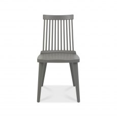 Johansen Spindle Chairs in Dark Grey