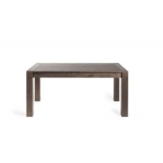 Blake Dark Oak 6-8 Dining Table & 6 Lewis Mustard Velvet Fabric Chairs