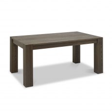 Home Origins Constable Fumed Oak 6 Seat Dining Table- front angle shot