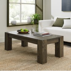 Home Origins Constable Fumed Oak Coffee Table- feature