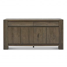 Home Origins Constable Fumed Oak Wide Sideboard- front on