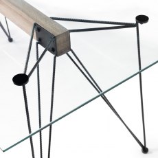 Miro Tempered Glass 6 Seater Dining Table