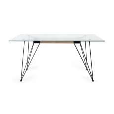 Miro Tempered Glass 6 Seater Dining Table