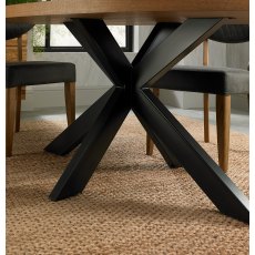 Home Origins Bosco Rustic Oak 6 Seat Dining Table- feature frame