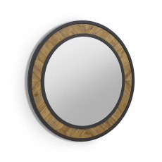 Bosco Rustic Oak Wall Mirror