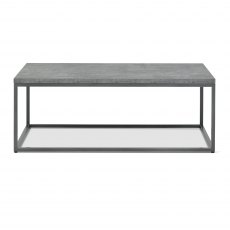 Home Origins Degas Zinc & Dark Grey Coffee Table - front on