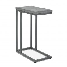 Home Origins Degas Zinc & Dark Grey Sofa Table - front angle shot