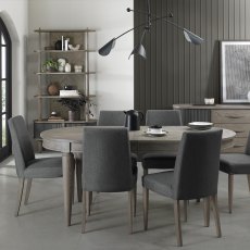 Home Origins Monet Silver Grey 6-8 Seat Extending Dining Table