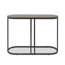 Home Origins Monet Silver Grey Console Table- front on