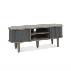 Home Origins Monet Silver Grey Entertainment Unit- front angle