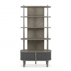 Home Origins Monet Silver Grey Open Display Unit- front