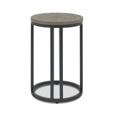 Home Origins Monet Silver Grey Side Table- front on