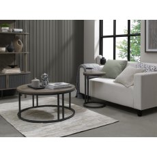 Home Origins Monet Silver Grey Sofa Table- lifestyle