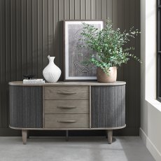 Monet Silver Grey Wide Sideboard