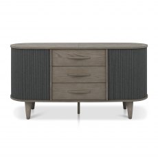 Home Origins Monet Silver Grey Wide Sideboard- front on
