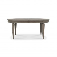 Home Origins Monet Silver Grey 6-8 Seater Dining Table & 6 Monet Silver Grey Upholstered Chairs- Slate Grey Fabric- table fro