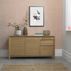 Jasper Oak Wide Sideboard