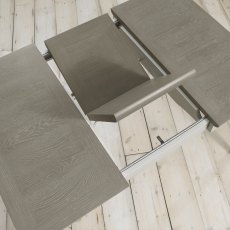 Jasper Grey Washed Oak & Soft Grey 2-4 Extension Table