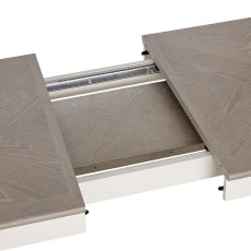 Miller Grey Washed Oak & Soft Grey 4-6 Extension Table