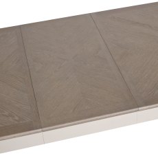 Miller Grey Washed Oak & Soft Grey 6-8 Extension Table