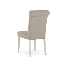 Miller Soft Grey Upholstered Chairs in Pebble Grey Fabric